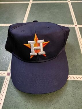MLB Houston Astros Navy Blue Orange Star Hat